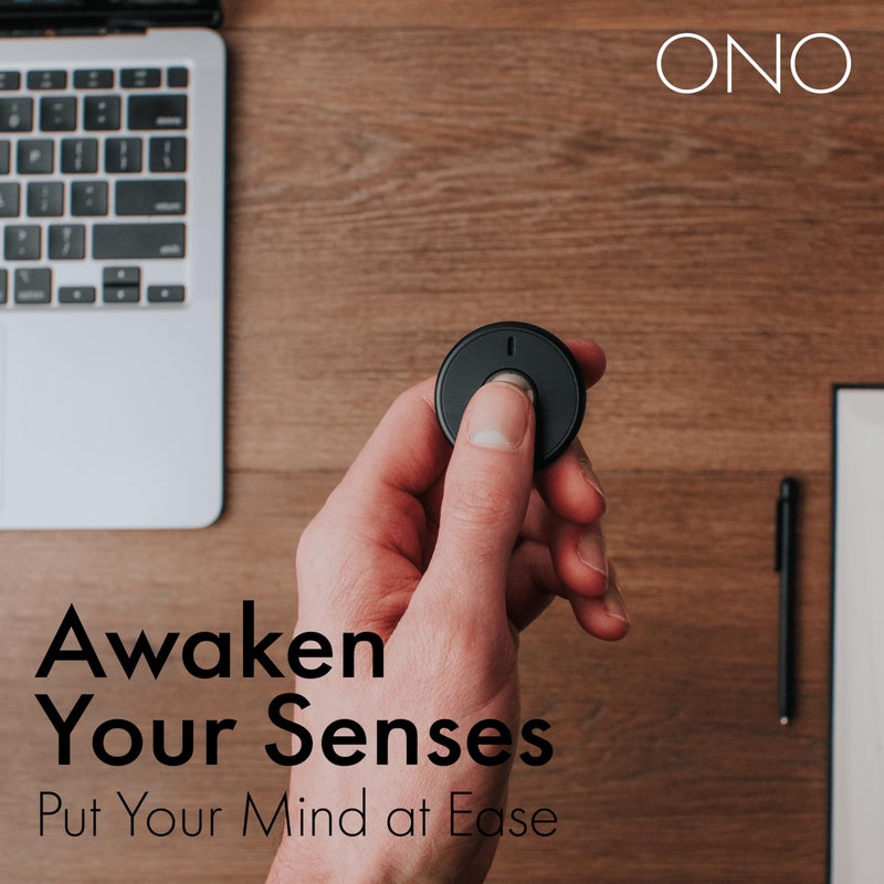 أونو ONO Scroller - لعبة فيدجيت المحمولة للبالغين | تساعد في تخفيف التوتر والقلق والتوتر | يعزز وضوح التركيز | تصميم محمول مدمج (أسود - ألومنيوم) - Image 3